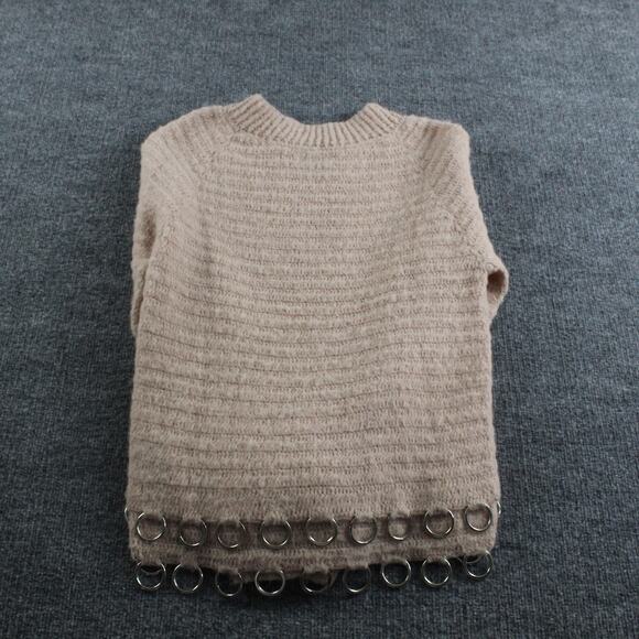 Rachel Comey Cream Sweater with Silver Ring Details - Picture 2 of 8
